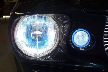 Blue Lens Fog Lamps Lights Kit for Ford Mustang Eleanor Shelby GT-500 Fastback