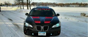 White Halo Grille Fog Lamp Driving Light For 2005-2008 Pontiac Grand Prix GXP