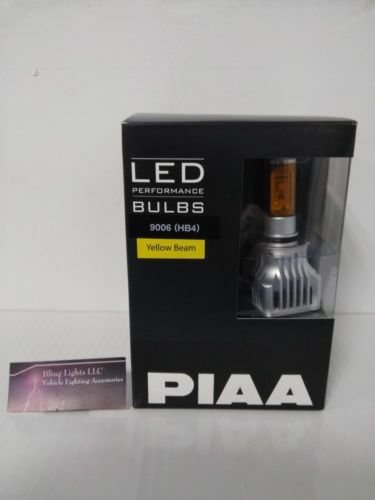 PIAA 2800K 9006 HB4 Yellow High Output LED Conversion Kit Twin Pack