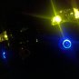 Blue Angel Eye Halo 70W Fog Lamps Driving Lights Kit for 2014-2019 GMC Sierra