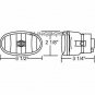 Xenon Fog Lamps Driving Lights Foglights Kit for 2007 2008 2009 Hyundai Santa Fe