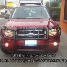 Xenon Halogen Fog Lamps Driving Lights Kit + Harness for 2005-2012 Ford Escape