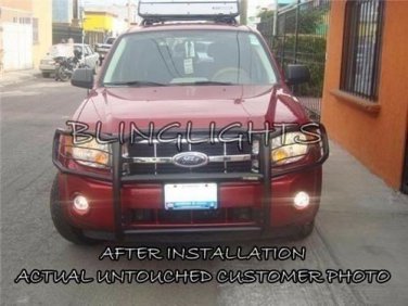 Xenon Halogen Fog Lamps Driving Lights Kit + Harness for 2005-2012 Ford Escape