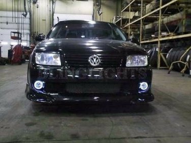 Volkswagen VW Bora mk4 Halo Fog Lamp Angel Eye Driving Light Kit + Harness