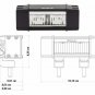 PIAA RF6 6000K 6" LED Hybrid Fog Driving Light Bar 26-07106