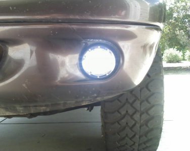 Blue LED Fog Lamps Driving Lights Set for 1998-2003 Dodge Durango