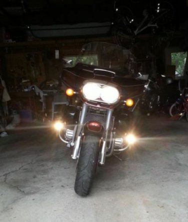 LED Chrome Auxiliary Flood Lamp Light Kit for Honda Valkyrie
