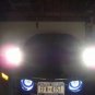 White Halo fog lights lamps For 1998-2002 Pontiac Trans Am Transam angel eyes