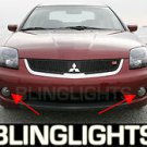 Xenon Halogen Fog Lights Lamps foglights For 2004-2010 Mitsubishi Galant