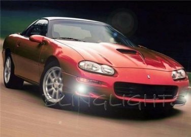 Xenon Halogen Fog Lamps Driving Lights Kit For 1998-2002 Chevrolet Camaro