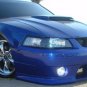Blue Halo Fog Lamps Driving Lights for 1999-2004 Ford Mustang Roush Body Kit