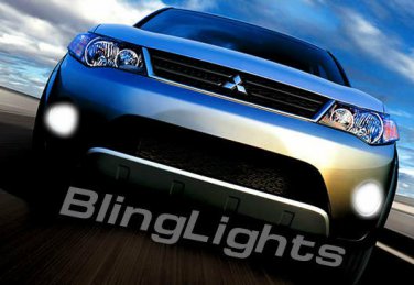 Xenon Halogen Fog Lamps lights lamp light kit For 2007-2010 Mitsubishi Outlander