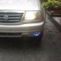Blue Halo Angel Eye Fog Lamps Driving Lights Kit for 2001-2006 Suzuki XL-7