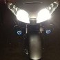 White LED Halo Fog Lamps Driving Lights for Honda GL 1800 GoldWing GL 1800