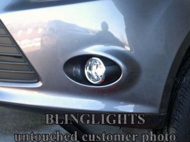 Xenon Halogen Fog Lamp Driving Lights Kit + Harness for 2009-2013 Ford Fiesta