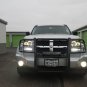 White Halo Angel Eye Fog Lamps Driving Lights Kit for 2007-2012 Dodge Nitro