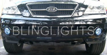 Xenon Halogen Fog Lights Lamps Foglamps Foglights for 2003-2009 Kia Sorento