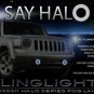 White Angel Eye Fog Lamps Halo Driving Kit for 2007- 2017 Jeep Patriot