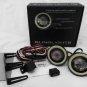 White LED Halo Fog Lamps Lights Kit for 2015-2019 Ram ProMaster City