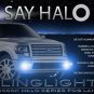 Blue Angel Eye Fog Lamps Lights for 1999-2014 Ford F-150 SVT Lightning Harley