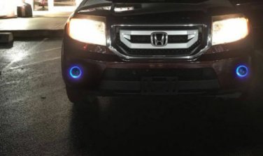 Angel Blue Eye Fog Lights Lamps Driving Lights for 2009 2010 2011 Honda Pilot
