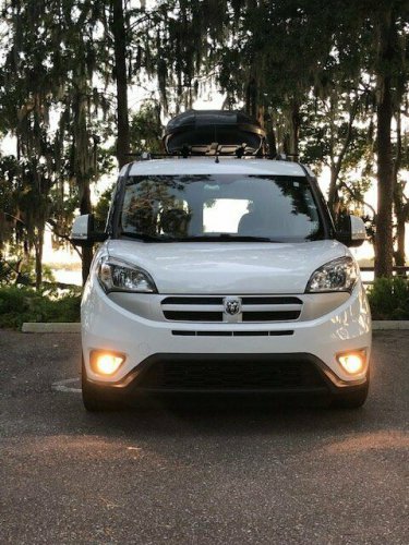 Non-halo Xenon Halogen Fog Lamps Lights Kit for 2015-2020 Ram ProMaster City
