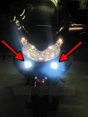 White 4300K LED Driving Lights Fog Lamps for Honda Pan-European ST1300 ST 1300