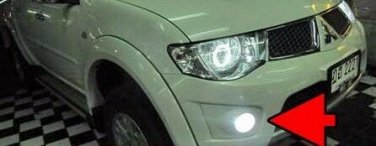 Xenon Halogen Fog Lamps Lights Kit For 2010 2011 2012 2013 2014 Mitsubishi L200