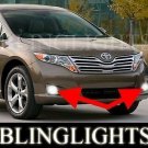 Xenon Halogen Fog Lamps Driving Lights foglights Kit for 2009-2012 Toyota Venza