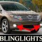 Xenon Halogen Fog Lamps Driving Lights foglights Kit for 2009-2012 Toyota Venza
