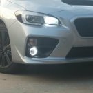 White LED Halo Fog lamps Kit with Wiring Harness for 2015-2019 Subaru WRX & Sti