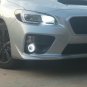 White LED Halo Fog lamps Kit with Wiring Harness for 2015-2019 Subaru WRX & Sti