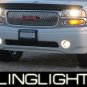 Blue Halo Angel Eye Fog Lamps Driving Lights Kit For 2001-2006 GMC Yukon Denali