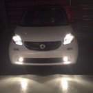 White LED Halo Fog Lamps Driving Lights for 2016-2019 Smart Fortwo