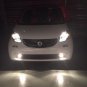 White LED Halo Fog Lamps Driving Lights for 2016-2019 Smart Fortwo