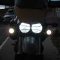 LED Chrome Flood Lights Lamps Kit for Buell Ulysses XB12