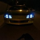 Blue Angel Eye Head Lights 4 x 70W Lamps Hi & Lo For 1993-1997 Chevrolet Camaro