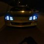 Blue Angel Eye Head Lights 4 x 70W Lamps Hi & Lo For 1993-1997 Chevrolet Camaro
