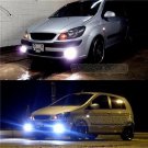 White Halo Fog Lamp Angel Eye Driving Light Kit + Harness for Hyundai Getz