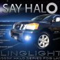 Blue Angel Eye Fog Lamps Driving Lights Halo Kit for 2008-2015 Nissan Titan