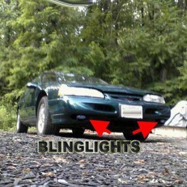 Xenon Halogen Fog Lamps Driving Lights Kit for 1994 1995 Ford Thunderbird