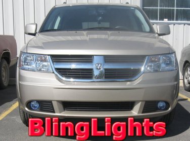 Xenon Halogen Fog Lamps Lights Lamp Light Kit for 2009-2011 Dodge Journey