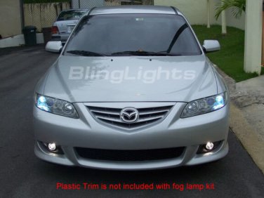 Fog Lamps lights Kit for 2003-2008 Mazda6 foglights 05 06 07 08 mazda 6 six