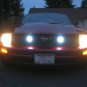 10,000K Blue LED Driving Light Fog Lamp Kit for Ford Mustang Grill ( all years )
