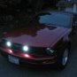 10,000K Blue LED Driving Light Fog Lamp Kit for Ford Mustang Grill ( all years )