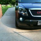 White Angel Eye Fog Lamps Driving Lights Kit for 2007-2012 GMC Acadia