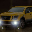 Bumper Fog Lamps Driving Lights Kit w/ Built-In DRLs for 2016-2018 Nissan Titan