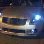 Blue Halo Angel Eye Fog Lamp Driving Lights for 2004-2008 Nissan Maxima Body Kit