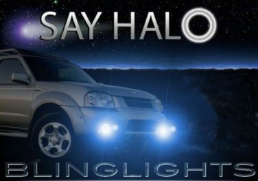 Blue Halo Angel Eye Fog Lamp Driving Light Kit for 2007- 2014 Chevrolet Tahoe
