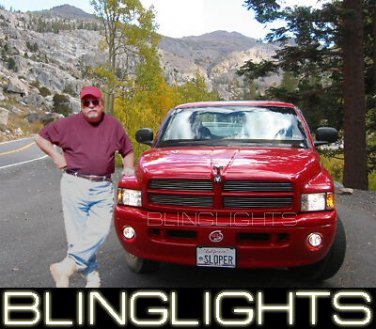 Xenon Halogen Fog Lights Lamps foglamps foglights for 1994-2008 Dodge Ram